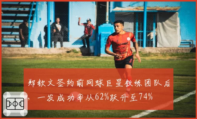 郑钦文签约前网球巨星教练团队后，一发成功率从62%跃升至74%